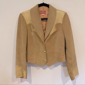 Vintage Western Suede Leather Jacket